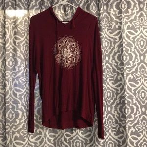 La Hearts Tops - Hooded long sleeve. La Hearts Tops - Hooded long sleeve.